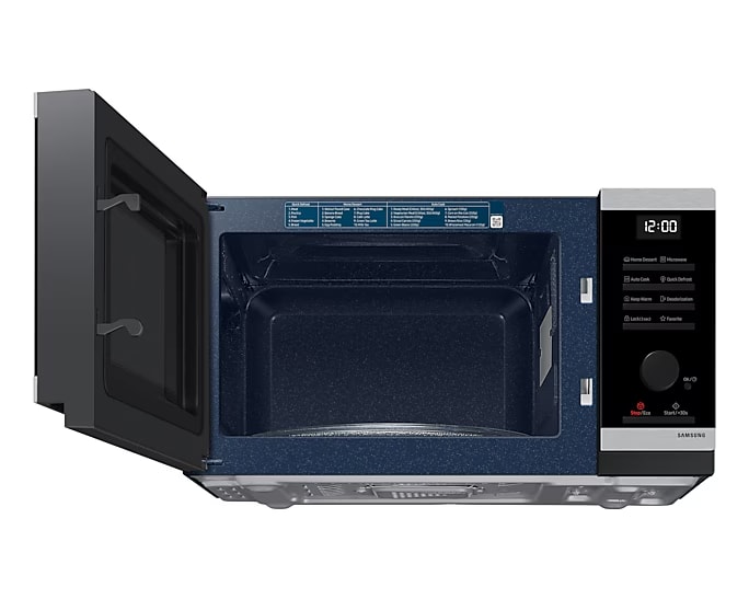 Микроволновая печь Samsung MS23DG4504ATE2 (23 л, 800 Вт, переключатели поворотный механизм, кнопки, дисплей, черный/нерж.сталь)