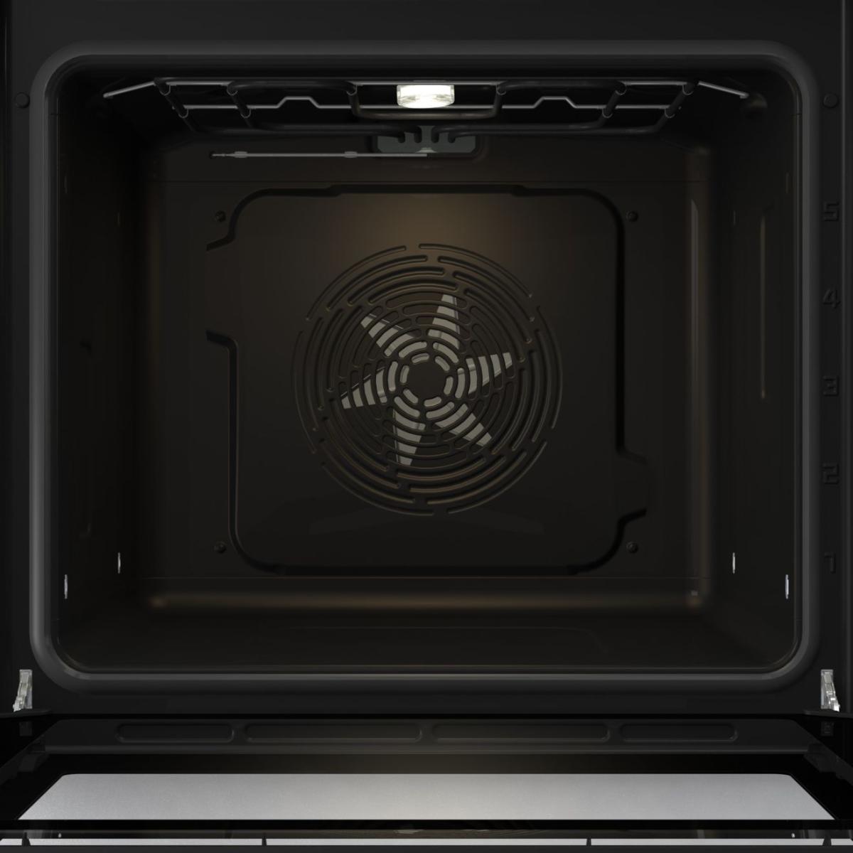 Духовой шкаф Gorenje BOSX6737E03B (Essential / 77 л / до 300 °C / Чёрный, стекло / AquaClean / PerfectGrill / съемные направляющие / А / IconLED)