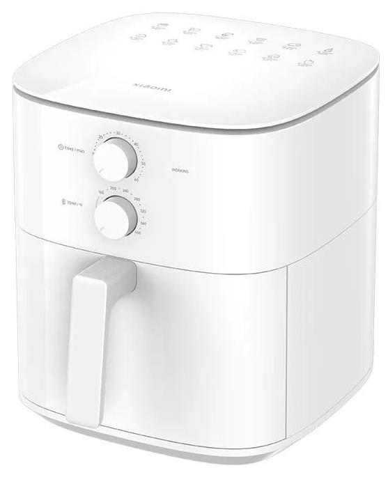 Аэрогриль Xiaomi Smart Air Fryer Essential 6L, белый (6.0 л, 1550 Вт, 12 программ)