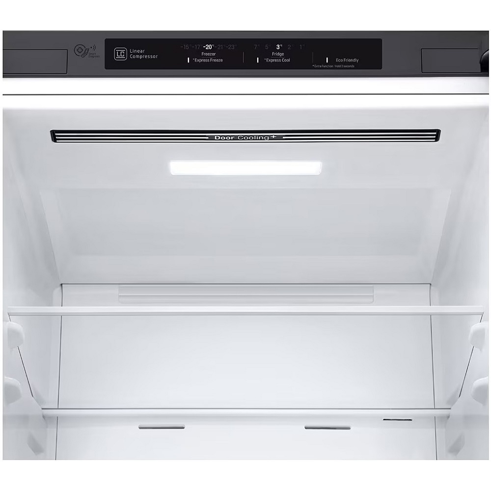 Холодильник LG GBB61PZJMN (V+ / Объем - 341 л / Высота - 186см / A++ / Серебристый / NoFrost / DoorCooling+™ / Smart Inverter™)