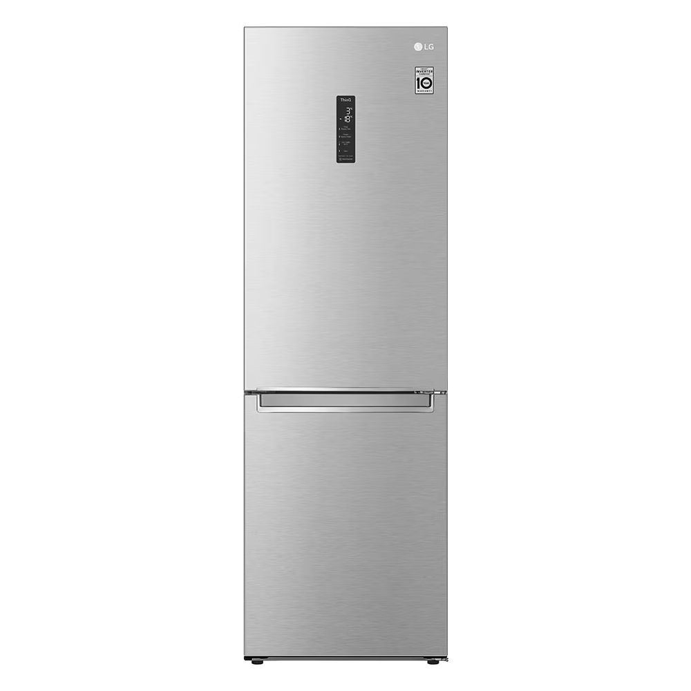 Холодильник LG GBB71NSUGN (Объем - 341 л / Высота - 186см / A+ / Серебристый / NoFrost / Smart Inverter™ / LG SmartThinQ™ / Wi-Fi)