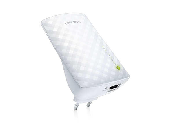 Универсальный усилитель беспроводного сигнала TP-LINK RE200, скорость до 750 Мбит/с, розетка UK 