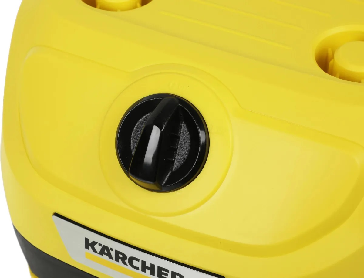 Пылесос Karcher WD 2 Plus V-12/4/18 1.628-000.0 (1000 Вт, мусоросборник 12 л, влажная уборка, желтый)
