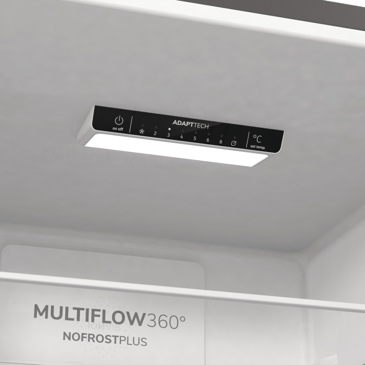 Холодильник Gorenje NRK6191ES4 (Essential / Объем - 302 л / Высота - 185см / A+ / Серебристый / No Frost)