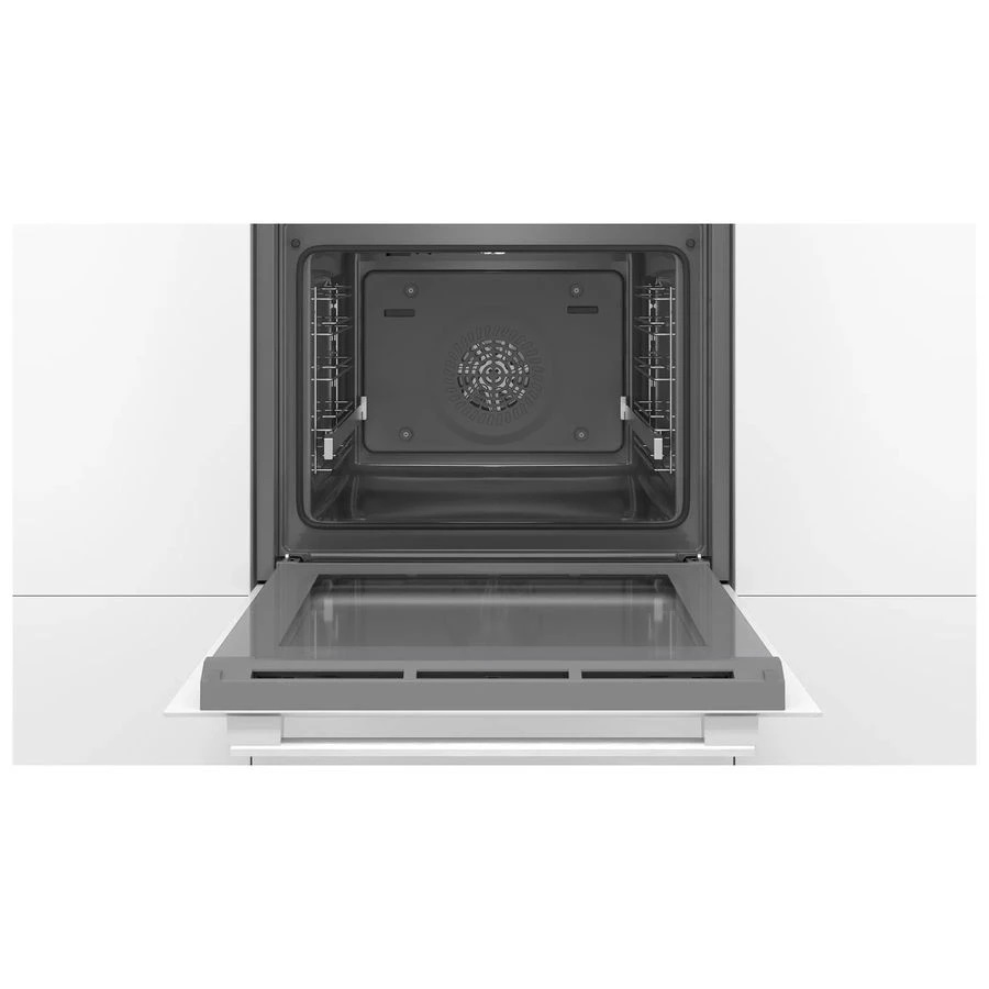 Духовой шкаф Bosch HBA5360W0 (Serie6 / 71 л / до 275 °C / Белое стекло / AutoPilot 10 / Телескоп. напр. (x1) / TelescopeStop / A)