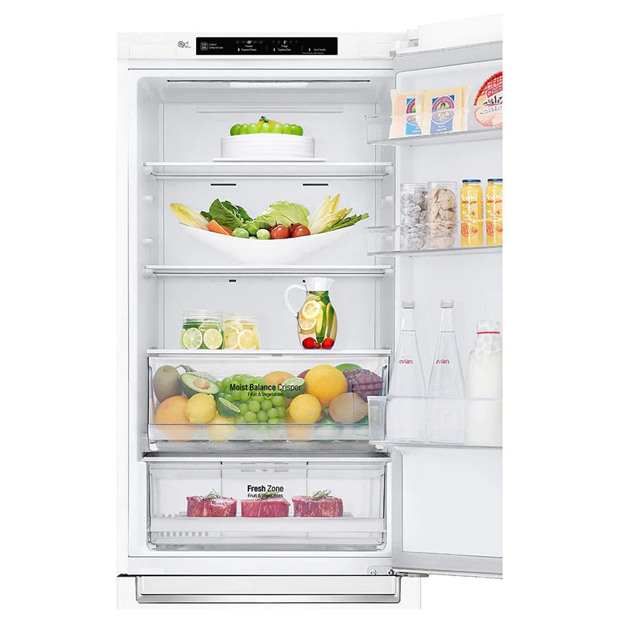Холодильник LG GBB61SWJMN (V+ / Объем - 341 л / Высота - 186см / A++ / Белый / NoFrost / Door Cooling+™ / Smart Inverter™)