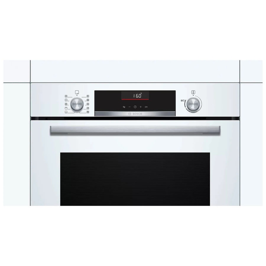 Духовой шкаф Bosch HBA5360W0 (Serie6 / 71 л / до 275 °C / Белое стекло / AutoPilot 10 / Телескоп. напр. (x1) / TelescopeStop / A)