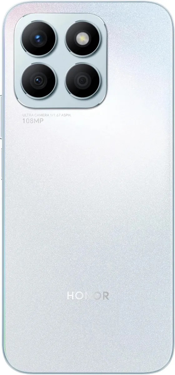 Смартфон HONOR X8b 8/128 ГБ, серебристый