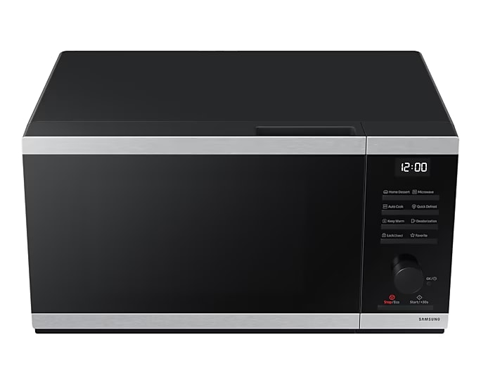 Микроволновая печь Samsung MS23DG4504ATE2 (23 л, 800 Вт, переключатели поворотный механизм, кнопки, дисплей, черный/нерж.сталь)