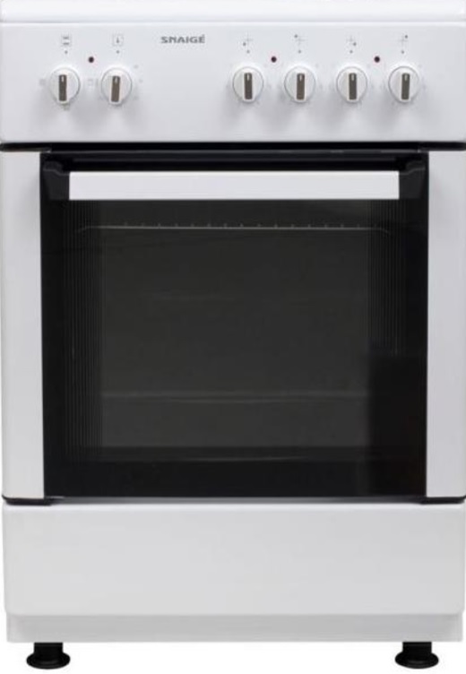Плита газовая Snaige SNFG-60W (Белая / Электроподжиг / Газконтроль духовки)