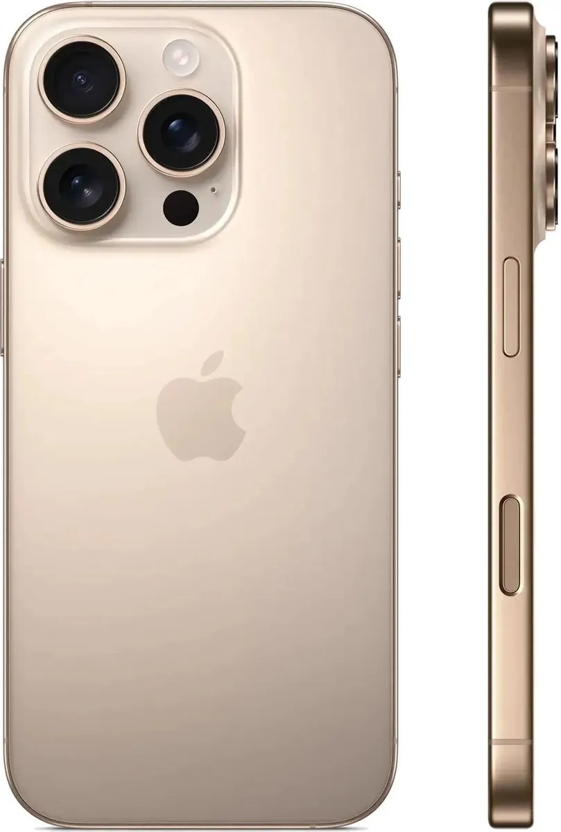 Смартфон Apple iPhone 16 PRO 256 ГБ, бежевый