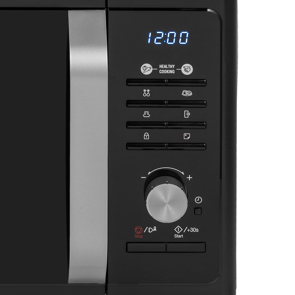 Микроволновая печь Samsung MS23F301TAK (23 л, 800 Вт, переключатели поворотный механизм, кнопки, дисплей, черный)