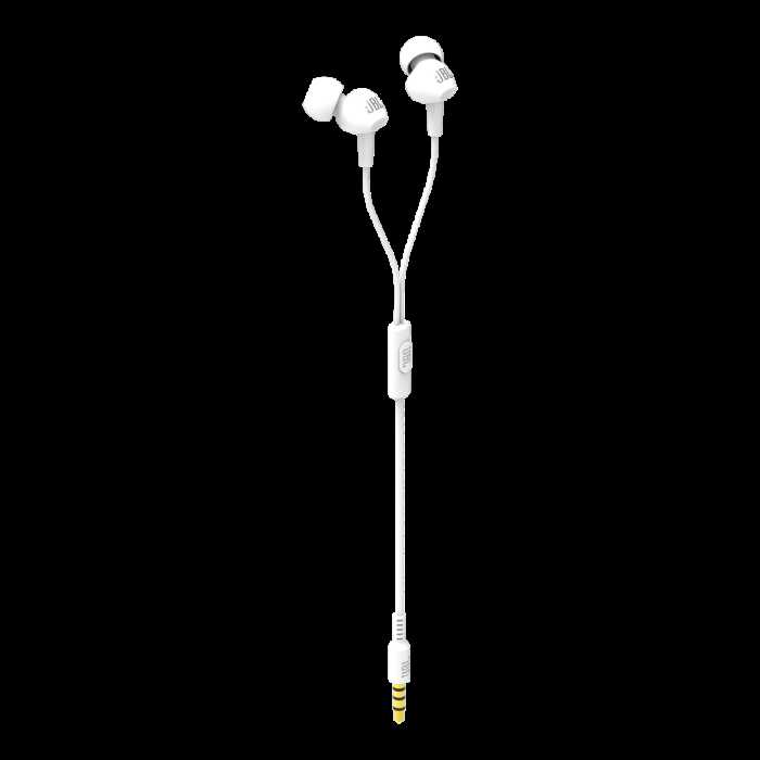 Наушники с микрофоном JBL C100Si White