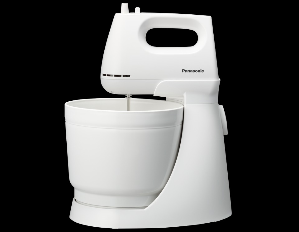 Миксер стационарный Panasonic MK-GB3WTQ (175Вт/ скоростей 5/ корпус пластик/ насадок 2/ белый)