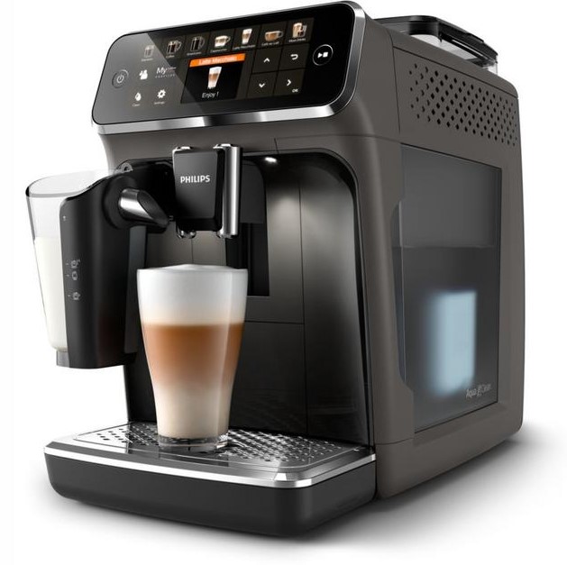 Кофемашина Philips EP5444/50 LatteGo (кофе зерновой, молотый/ 1500 Вт/ 1.8 л/ автоматический капучинатор/ 12 напитков)