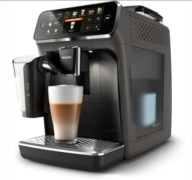 Кофемашина Philips EP5444/50 LatteGo (кофе зерновой, молотый/ 1500 Вт/ 1.8 л/ автоматический капучинатор/ 12 напитков)