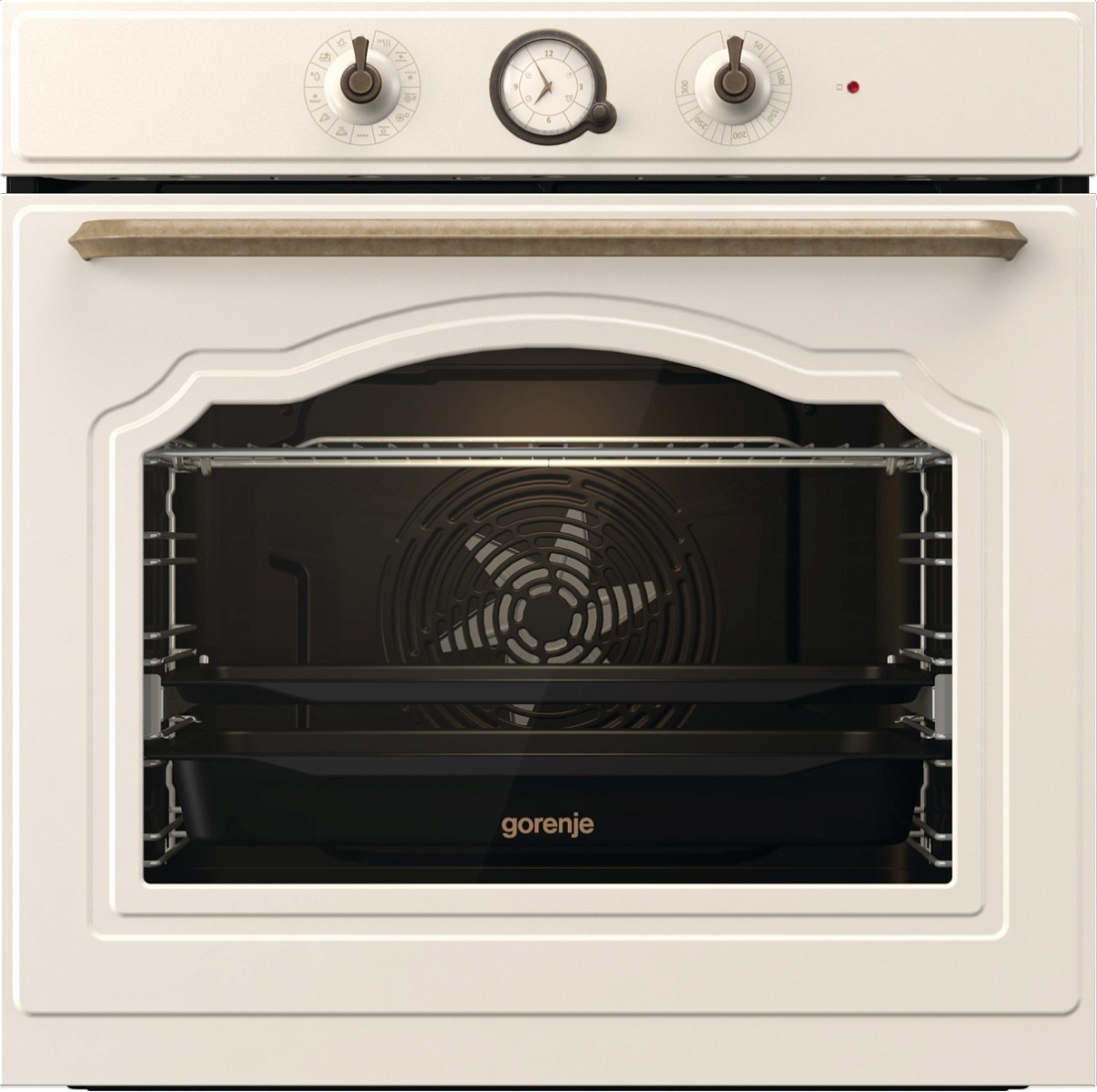 Духовой шкаф Gorenje BOS67372CLI (Classico / 77 л / до 300 °C / Бежевый, эмаль / AquaClean / PerfectGrill / телескоп. напр. (x1) / А)