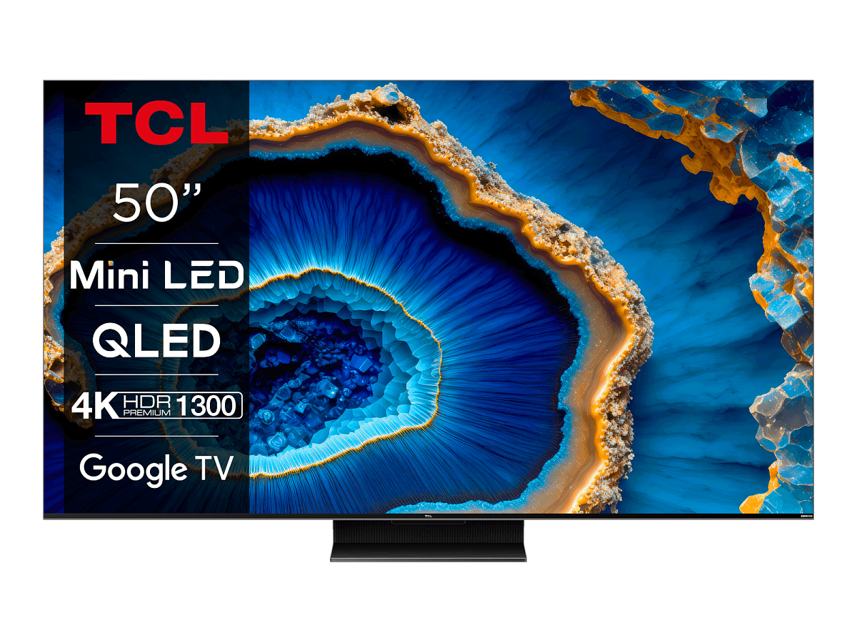 Телевизор TCL 50C805 4K UHD Google TV QD-Mini LED 144Hz VRR