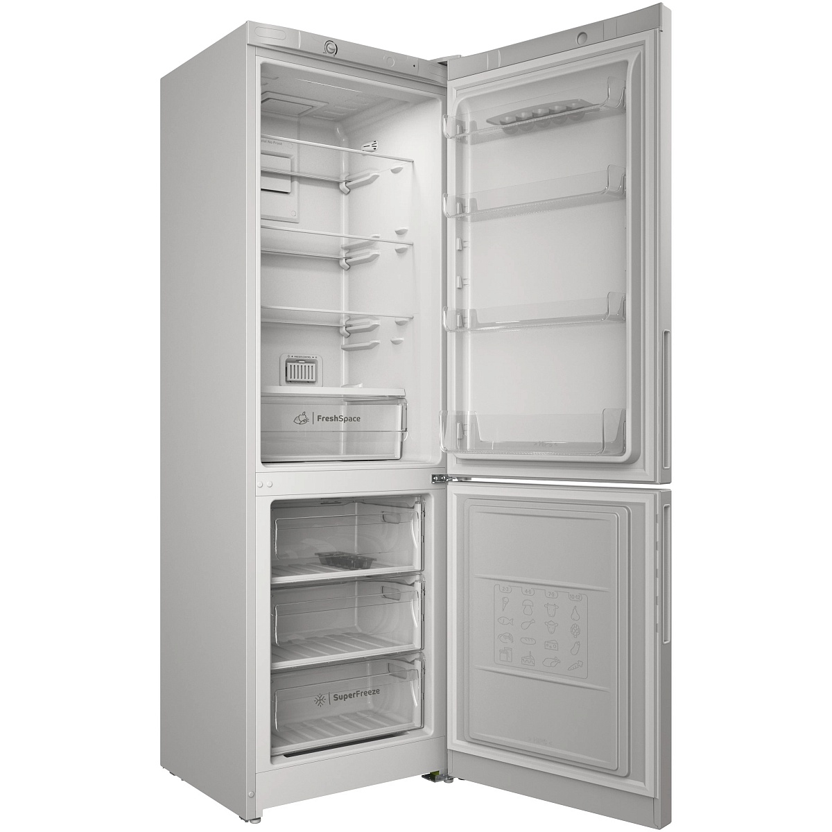 Холодильник Indesit ITR 4180 W (Объем - 298 л / Высота - 185см / A / Белый / NoFrost)
