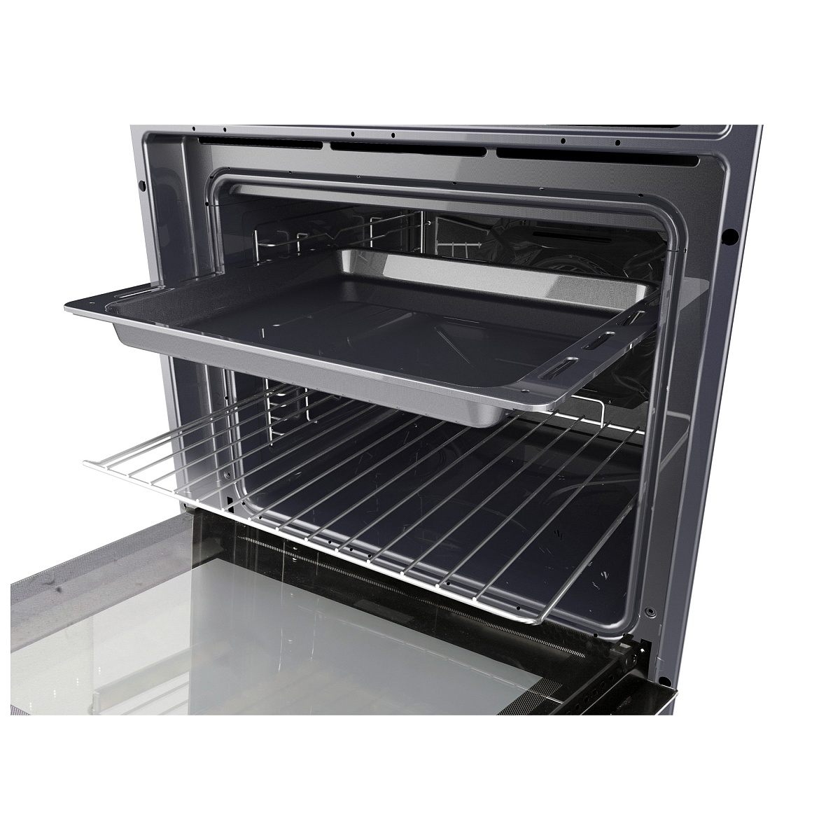 Духовой шкаф Candy FCP615NX/E (Timeless / 70 л / до 245 °C / Чёрный, стекло / Aquactiva / Гриль / Металлические направляющие / A+)