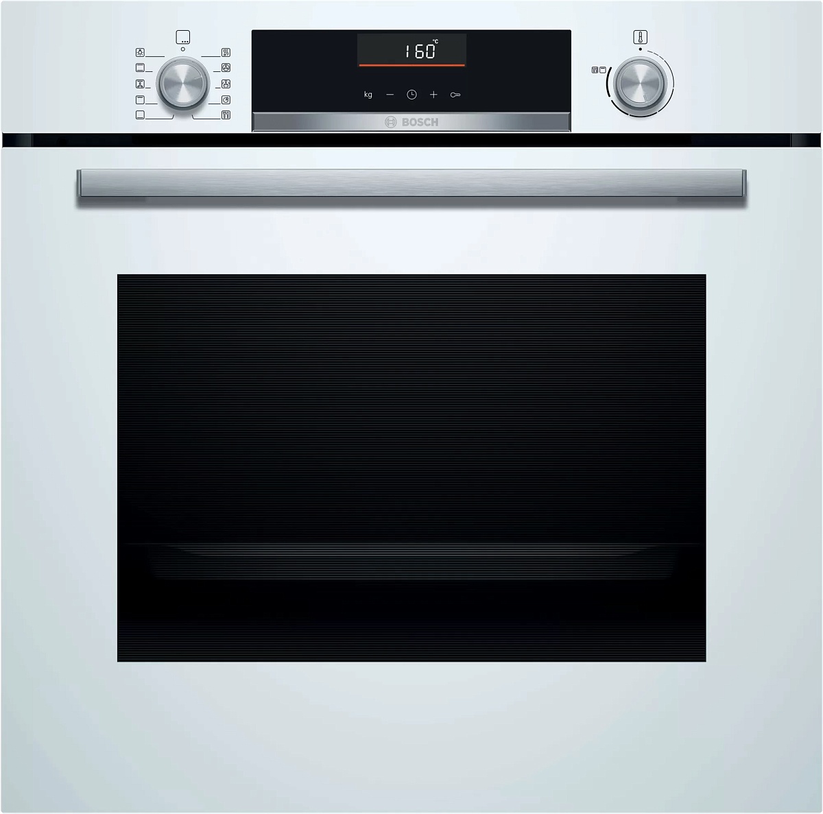 Духовой шкаф Bosch HBA5360W0 (Serie6 / 71 л / до 275 °C / Белое стекло / AutoPilot 10 / Телескоп. напр. (x1) / TelescopeStop / A)