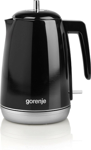 Чайник Gorenje K15RLBK (2200Вт / 1,7л / металл/пластик / черный)