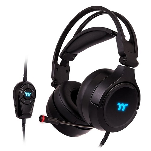 Игровые наушники с микрофоном Thermaltake RIING Pro RGB 7.1 Gaming Headset, USB (GHT-RPR-DIECBK-29)