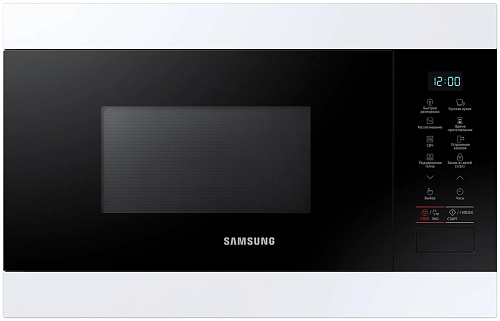 Микроволновая печь встраиваемая Samsung MS22M8054AW (22л / белый/черный / 850Вт)