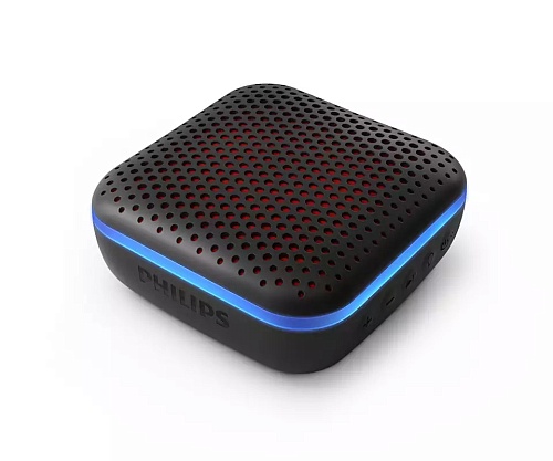 Портативная колонка Philips (TAS2505B/00) / 3W / Bluetooth / Водозащитное исполнение IPX7 / Батарея 800 mAh / Чёрный