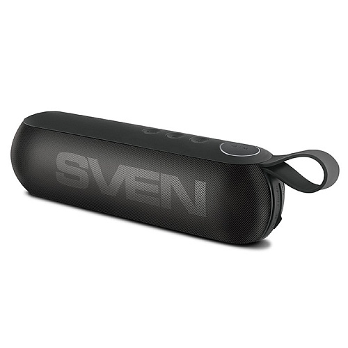 Беспроводная портативная колонка SVEN PS-75 / 6W / microSD / USB / FM / Bluetooth / Батарея 1200 mAh/ Чёрный / материал – пластик