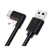 Кабель KS-is USB Type-C - USB, QC, PD 48Вт, 2 метра, черный (KS-841B-2)