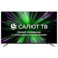 Телевизор BQ 65FSU34B 4K UHD Салют SMART TV