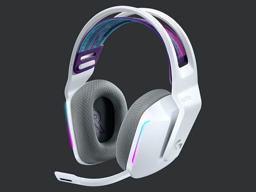 logitech g733 lightspeed white 7.1 rgb 981 000883