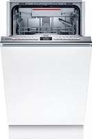 Машина посудомоечная встраиваемая 45 см Bosch SPV4XMX28E (Serie4 / 10 комплектов / 3 полки / расход воды - 9,5 л / InfoLight / Home Connect / А)