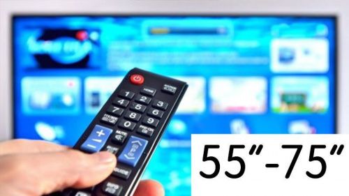 Установка и настройка телевизора 55"-75" (без монтажа на стену)