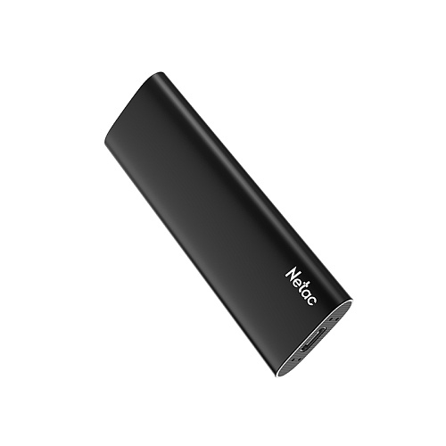 Жесткий диск SSD ext  500Gb Netac Z SLIM Black USB 3.2 Type-C R550/W480 Mb/s NT01ZSLIM-500G-32BK