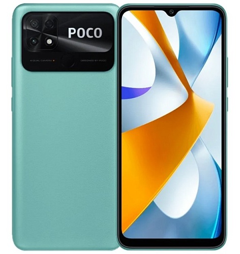 Смартфон POCO C40 4/64 ГБ, зеленый