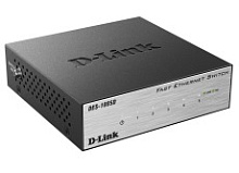 Коммутатор D-LINK DES-1005D Неуправляемый коммутатор с 5 портами 10/100Base-TX