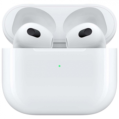 Беспроводные TWS наушники с микрофоном Apple Airpods 3 EU (с Lightning зарядным кейсом)