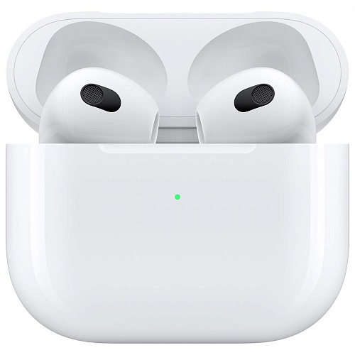 Беспроводные TWS наушники с микрофоном Apple Airpods 3 EU (с Lightning зарядным кейсом)