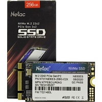 Жесткий диск SSD M.2 256GB Netac N930ES R1650/W1500Mb/s  PCI-E 3.0 x2  2242  NT01N930ES-256G-E2X 120 TBW