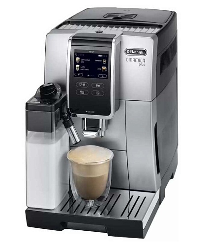 Кофемашина D ECAM370.85.SB (кофе зерновой, молотый/ 1450 Вт/ 1.8 л/ автоматический капучинатор/ 13 напитков)