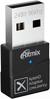 Адаптер Bluetooth RITMIX RWA-359, Bluetooth 5.2, поддержка кодека AptX HD