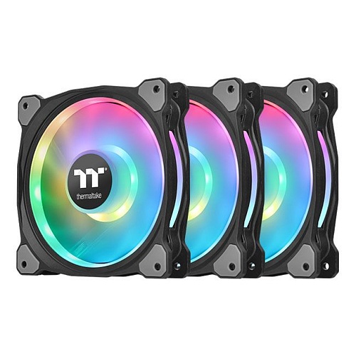 Комплект кулеров для корпуса Thermaltake Riing Duo 12 RGB Radiator Fan TT Premium Edition (3-Fan Pack) (CL-F073-PL12SW-A)