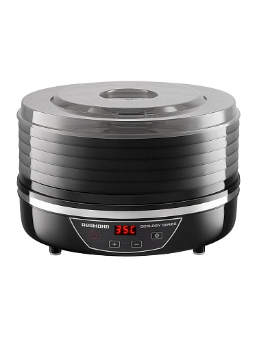 Сушилка для овощей и фруктов Редмонд FD1102 (500 Вт, 35-70°C, 5 секций, регулировка температуры, дисплей, таймер)-0