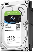 Жесткий диск  3000GB Seagate SkyHawk 256Mb SATA 6Gbit/s ST3000VX015  для систем видеонаблюдения 