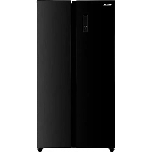 Холодильник Side by Side MPM MPM-427-SBS-03/N (Объем - 442 л / Высота - 177 см / A+ / Чёрный / Total NoFrost)