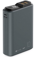 Портативная батарея OLMIO QS-10 (18W PD/QC3.0) 10000mAh, серая soft-touch