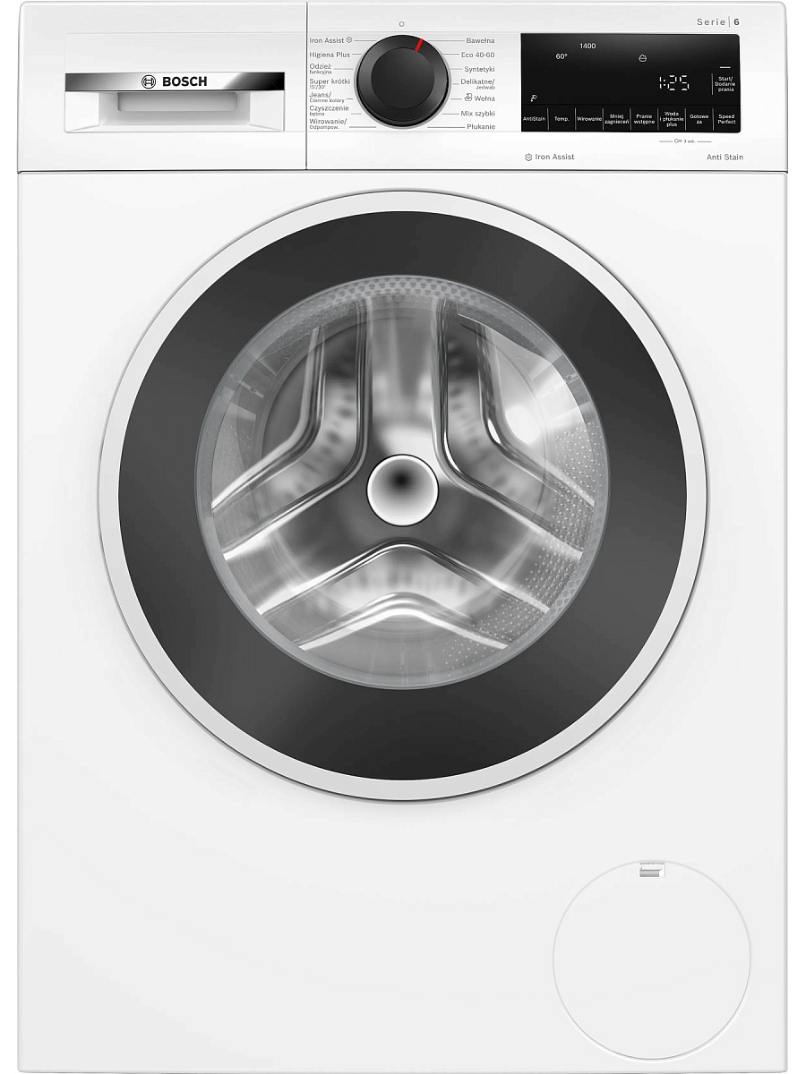 Стиральная машина Bosch WGG254ZGPL (Serie6 / 58,8см / 10кг / 1400об / SpeedPerfect / Iron Assist / EcoSilence Drive / AntiStain / A+++)
