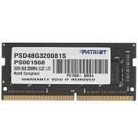 Память DDR4 SODIMM  8Gb 3200MHz Patriot  PSD48G320081S